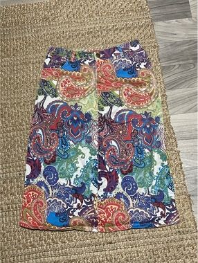 Koret Women’s Size 10 Multicolor Paisley Skirt